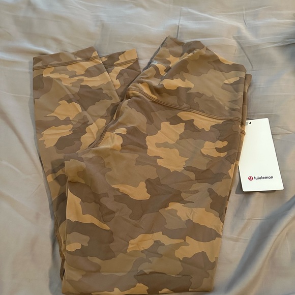 lululemon athletica Pants - NWT Lululemon Tan Camo Align 25